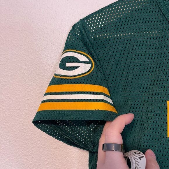 Green Bay Packers Youth Mesh Aaron Rodgers 12 Practice Jersey Soze Medium - Picture 3 of 9